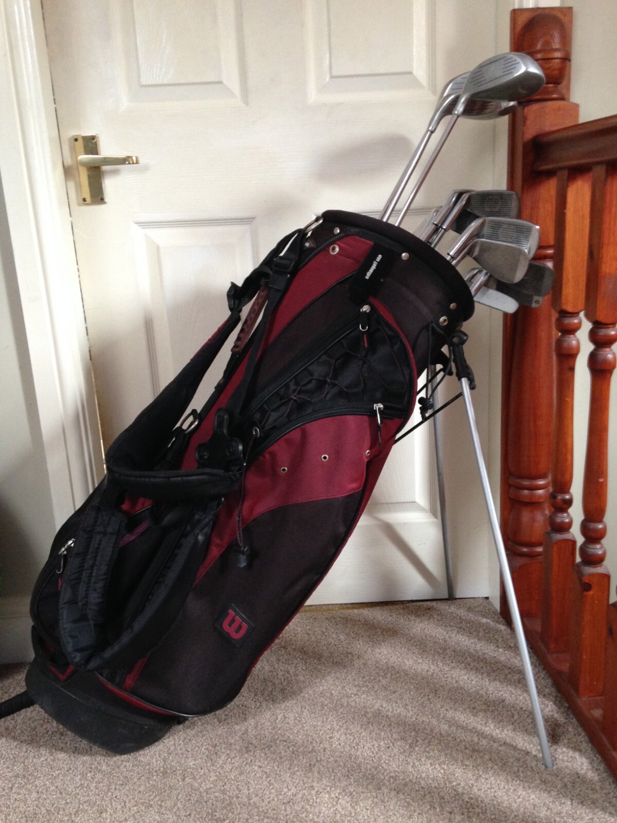 QUALITY DUNLOP 65i GOLF CLUBS SET, WILSON Stand GOLF BAG & PUTTER eBay