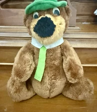 Mighty Star 1980 Yogi Bear Plush Stuffed Animal Toy Vintage