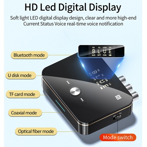 Upgrade Your Music Experience with NFC Wireless Bluetooth 5.0 Adapter - AUX RCA - Afbeelding 12 van 21