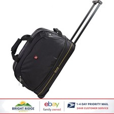 Stylish 22-Inch Travel Duffel Bag with Water Resistant Nylon Material