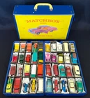 (40) Vintage 1960s Lesney Matchbox Cars Trucks & Vans Lot w/Collector's Case!