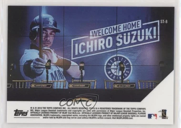 2018 Topps Now Spring Training /1206 Ichiro Suzuki Ichiro #ST-8 HOF - Image 2 of 2