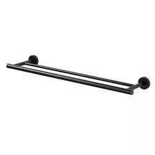 24 In. Stainless Steel Double Towel Bars for Bathroom, Wall Mount Towel Holder i