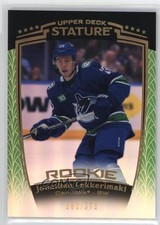 2024-25 Upper Deck Stature Rookies Green 63/375 Jonathan Lekkerimaki #40 19y2