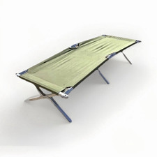 US Army Military Folding Cot Heavy Duty Genuine Government Surplus Camp Bed