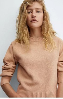 MANGO Silvest Sweater in Brown UK 14/XL (fmn31-10)