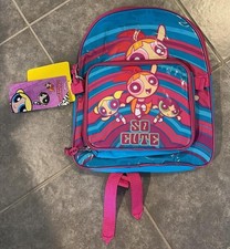 Vintage 2002 The Powerpuff Girls Backpack With Lunch bag