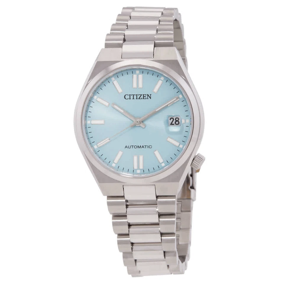 Reloj Citizen Tsuyosa Automático Esfera Azul Hielo NJ0200-50L