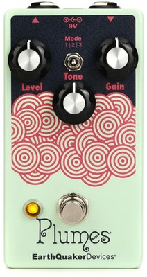 EarthQuaker Devices Plumes Small Signal Shredder Overdrive Pedal - Citron,