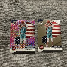 2020-21 Panini Mosaic National Pride LaMelo Ball #257 Pink Camo  (RC) & Base