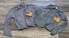 Lot of 2 Vintage NWT Deadstock Size 14 Youth Kids Maverick Denim Jacket Western