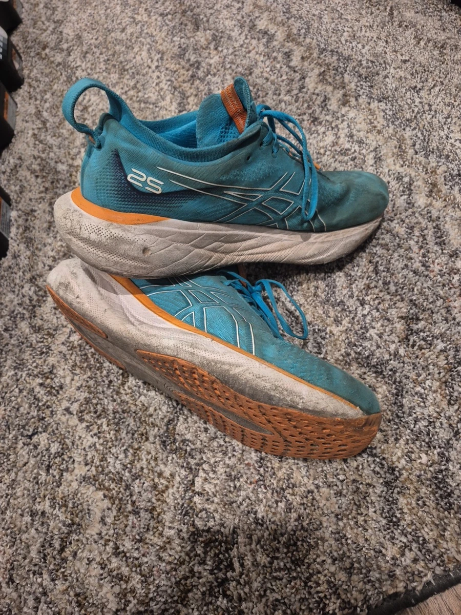 Asics Gel Nimbus 25 Island Blue Sun Peach for sale | eBay