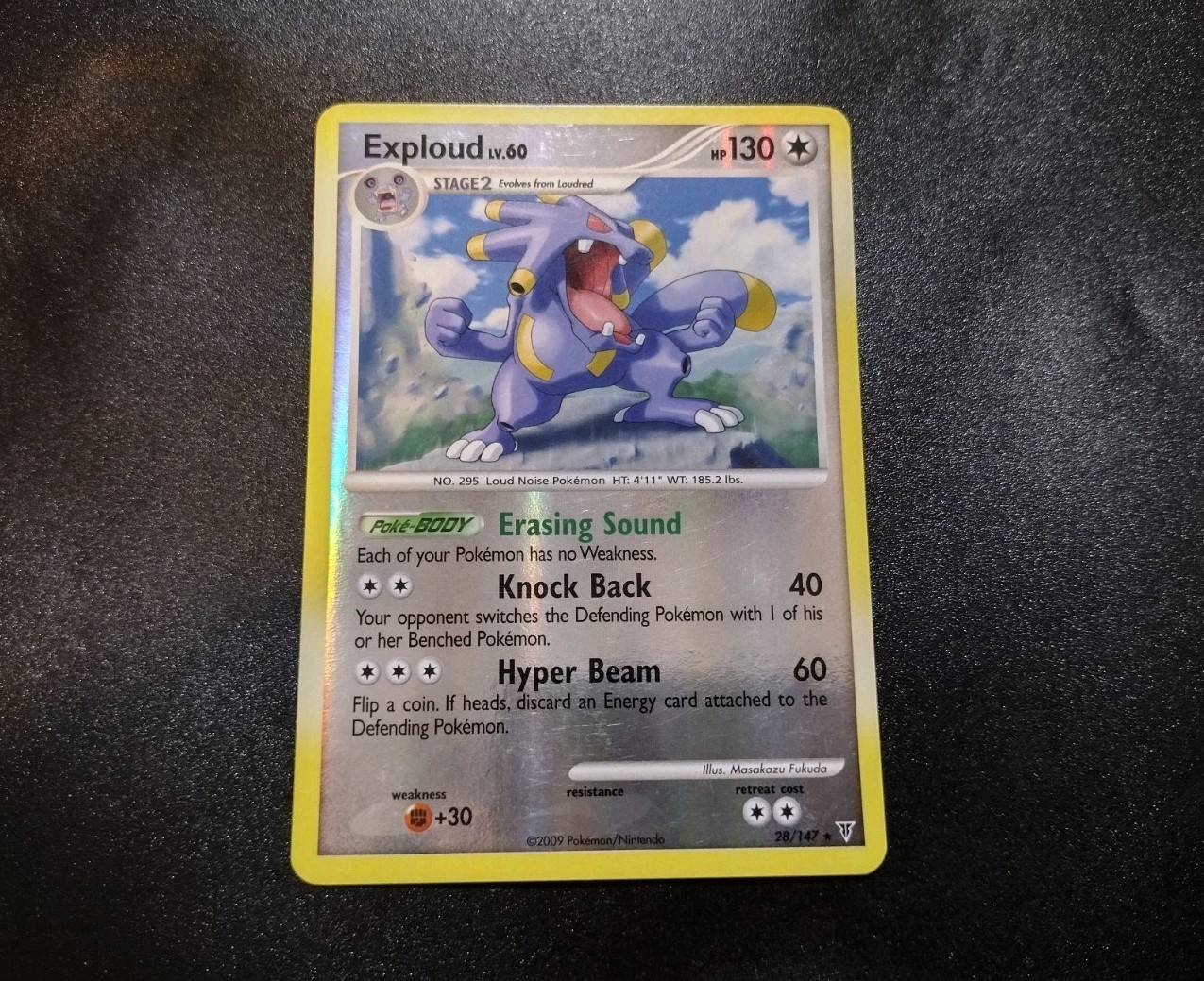 Exploud 28/147 Supreme Victors Reverse Holo Rare Pokemon Card MP