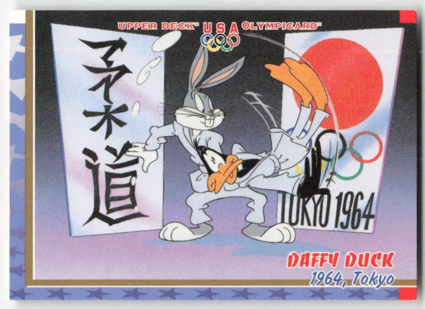 1996 Upper Deck Looney Tunes OlympiCards Daffy Duck 1964 Tokyo #24