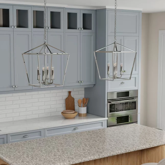 Lane 4 光抛光镍吊坠灯,室内/室外 🪔 — 第 4/4 张图片