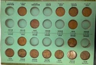 1909-1958 Lincoln Wheat Cent Penny 2pc Partial Album 135 Coin Set #2