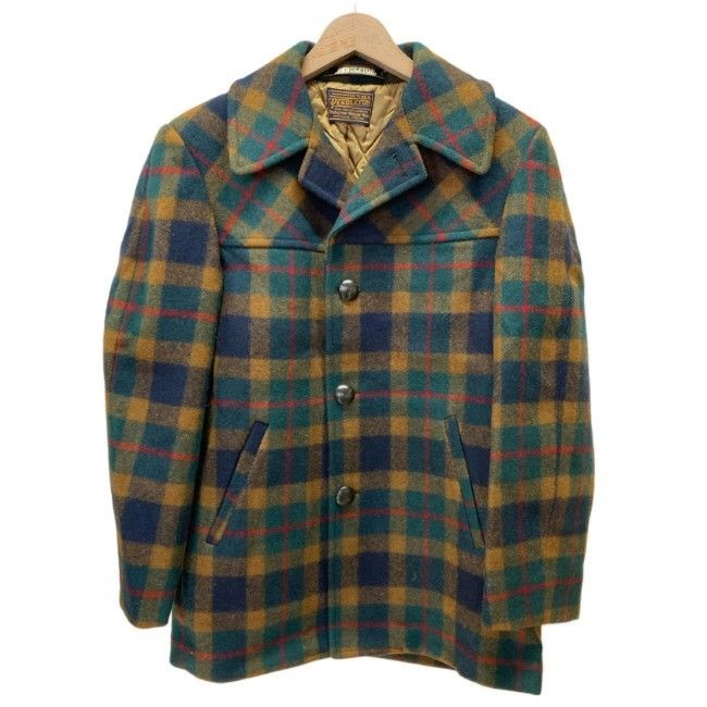 Pendleton Wool Blouson Jacket Check Pattern Full … - image 1
