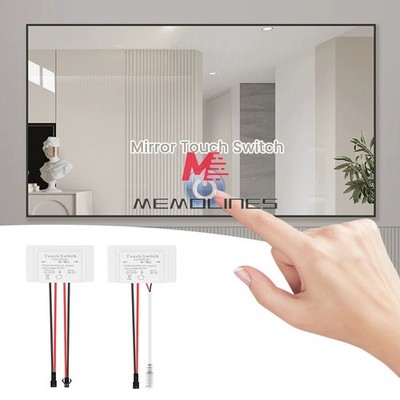 Home Lighting Touch Switch 12V 5A Bathroom Smart Mirror Touch Sensor Switch New 