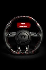Audi A3 A4 A5 A6 A7 A8 2012–2018 Real Fordge Carbon Fiber Steering Wheel OEM