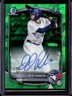 2025 Bowman Draft Sapphire JJ Parker Chrome Auto Green Refractor 1st #/99