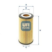ÖLfilter UFI 25.154.00 Filtereinsatz FüR XC60 XC70 156 136 157 S60 155 V60 134 1