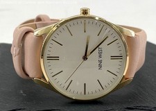 Nine West Women’s Classic Strap Watch Pink NW/1994WTPK