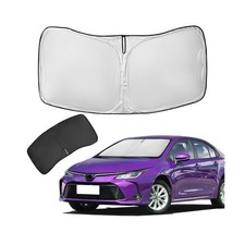 for Toyota Corolla 2020-2025 2026 Sun Shade Sunshade Windshield Cover - 4 Lay...