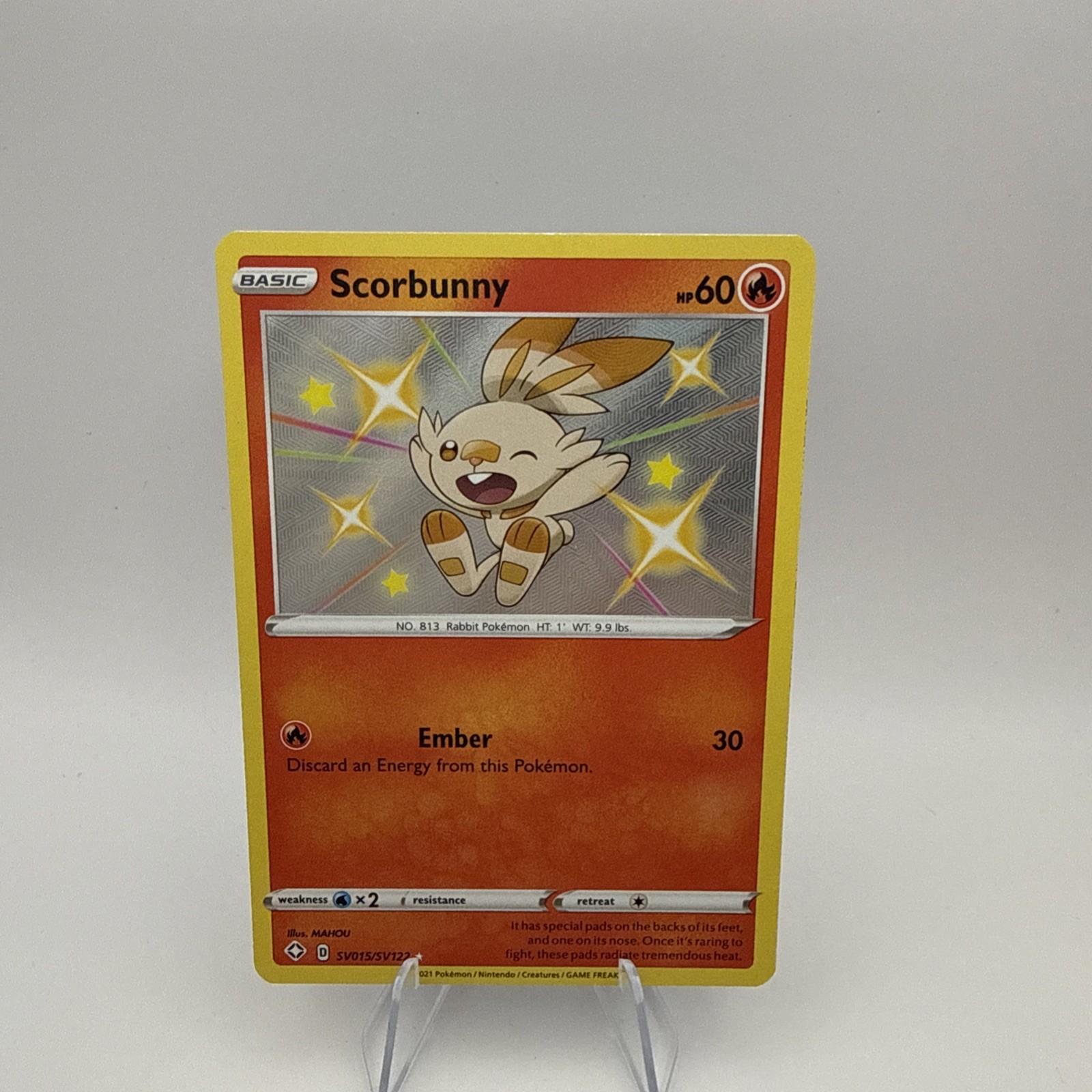 Scorbunny SV015/SV122 Shining Fates: Shiny Vault Holo