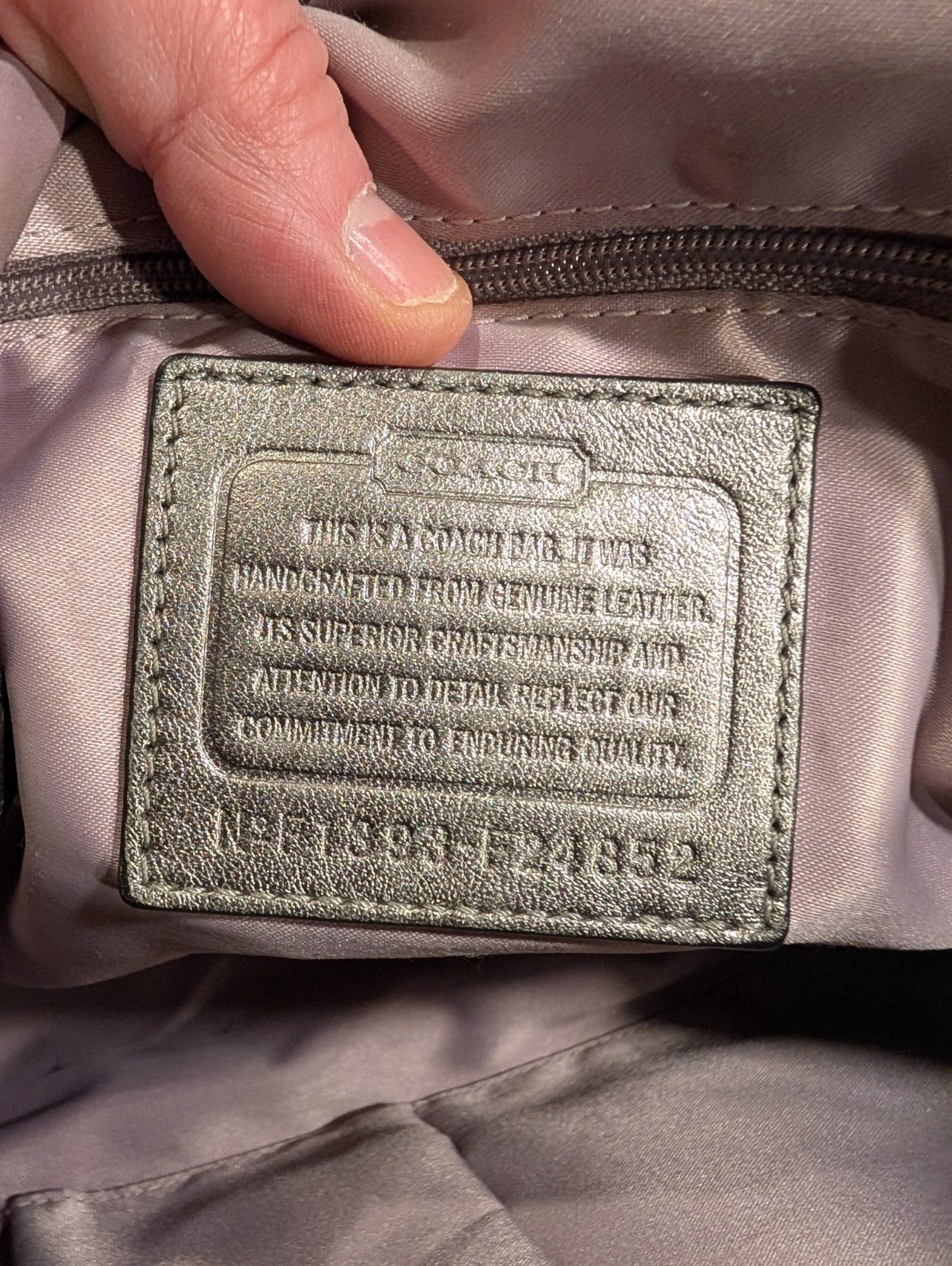 Coach Campbell Python embossed Satchel Shoulder B… - image 7