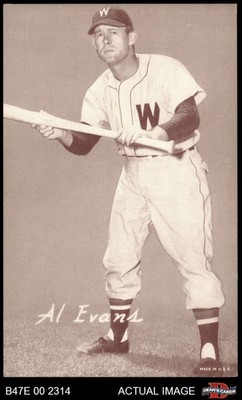 1947 Exhibits Al Evans Senators 4 - VG/EX