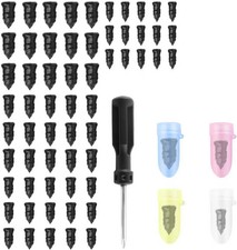 2026 Upgraded 60PCS Screw in Tire Plugs,Self-Service Tire Plugs Kit with Screwdr