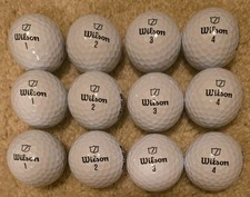 2025 Wilson Staff Duo Soft Golf Balls - White, 1 Dozen, Text added