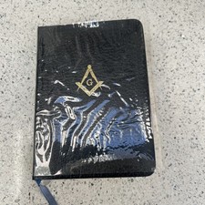 Vintage Masonic Edition Bible Blue 1975 FREE POST 