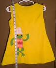 Vintage Childs Dress Yellow Girls Dress Ruth's Of Carolina With Frog  12-24 Mos. — photo 7