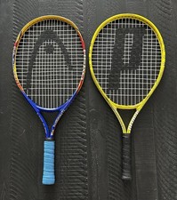 Pair Of Jr. Tennis Racquets Head TI Agassi 23 and Prince Air Rebel Tour 23
