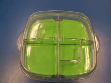 Pampered Chef Cool and Serve Divider Tray & Inserts for Veggies or Deviled Eggs