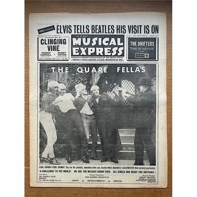 VARIOUS 1964 NME MAGAZINE SEPTEMBER 4 1964 - the quare fellas cover advert + Bea