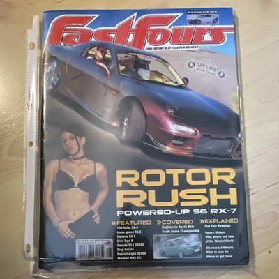 Fast Fours Magazine May 2002 Rotor Rush Powered-Up S6 RX-7 Gold Slinger