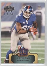 2011 Topps Triple Threads Emerald 161/250 Justin Tuck #95 0c4