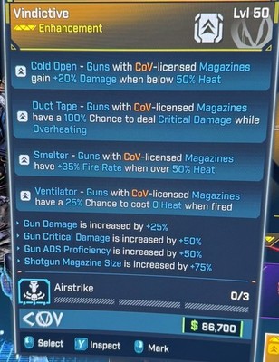 Borderlands 4  Modded Enhancement Vindictive (Xbox,Pc,PlayStation)
