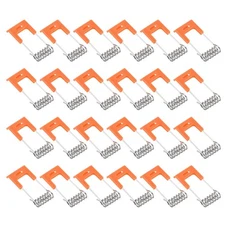 44x18mm Downlight Spring Clips 50pcs Recessed Light Securing Clamps Orange