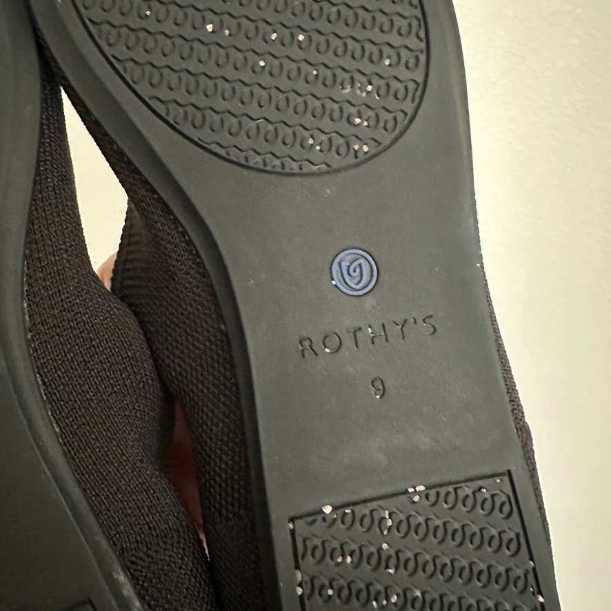 Rothy's The Flat Black Solid Washable Comfort Min… - image 8
