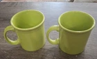 Fiesta Ware Set Of 2 Lemongrass 12oz Coffee Mug