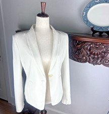 BCBG Maxazria Ivory Blazer Jacket Woman's Sz M