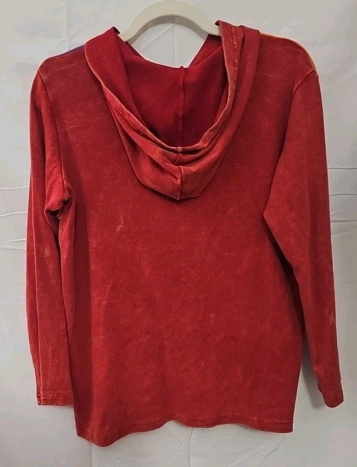 Sudadera con Capucha Shabby Chic Fall Vibes Cremallera Completa Talla M Bordada Patchwork Divertida De Colección #338 Foto 2 de 4