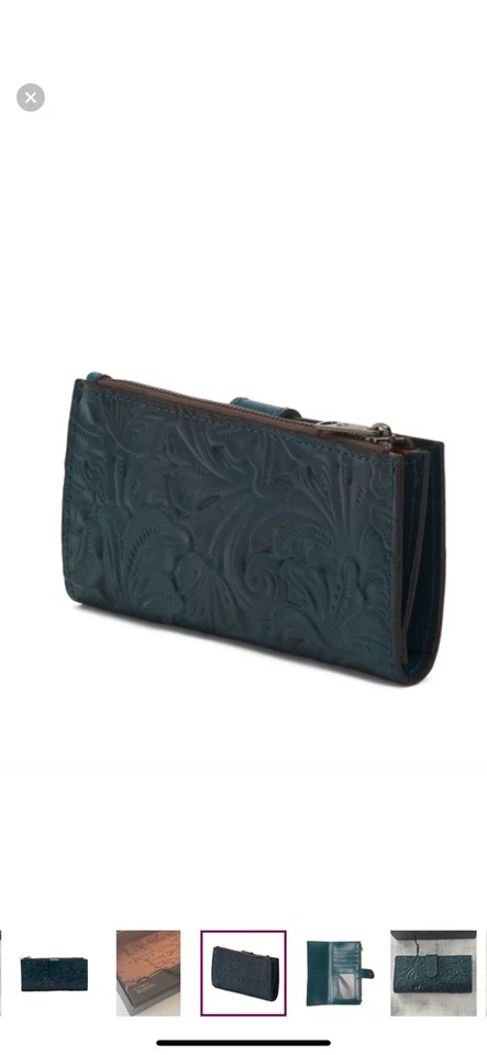 Cartera de cuero Patricia Nash Nazauri Tooled Foto 4 de 4