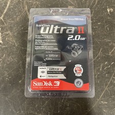 SanDisk Ultra II 2GB Memory Stick PRO Duo With Adapter. New Factory Sealed