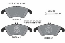 2x ?Fits TEXTAR 2431001 Brake Pad Set, disc brake 2431001 Brake pads ?UK Seller?