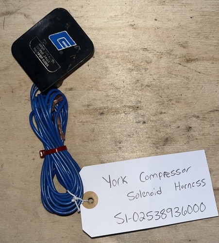 YORK S1-02538936000 COMPRESSOR SOLENOID HARNESS S1-025-38936-000 144598 USED