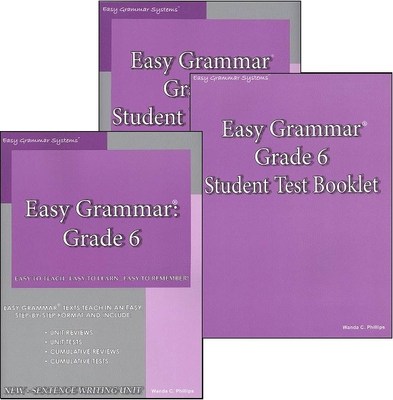 Easy Grammar Systems Grade 6 SET of 3  -  NEW